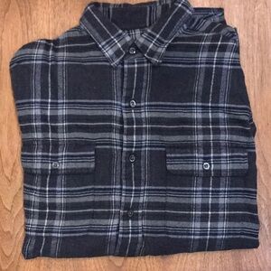 Polo RL Gray & Blue Plaid Shirt
